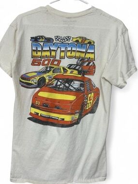 NASCAR Daytona 500 Tshirt tee race cars graphic men’s casual souvenir event